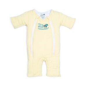 Baby Merlin's Magic Sleepsuit, Yellow, Cotton, Large 3-6 Months